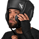 Hayabusa Hoofdbeschermer T3 met wang bescherming - Zwart