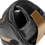 Hayabusa Hoofdbeschermer T3 met wang bescherming - Zwart/Goud