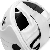 Hayabusa Hoofdbeschermer T3 met wang bescherming - Wit/Zwart