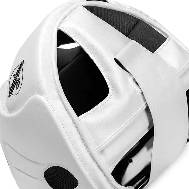 Căști de box Hayabusa T3 cu protecție pentru pomeți – Alb/Negru