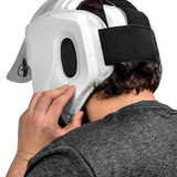 Hayabusa Hoofdbeschermer T3 met wang bescherming - Wit/Zwart