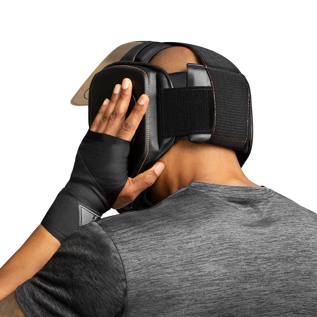 Hayabusa Hoofdbeschermer T3 - Zwart/Goud
