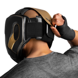 Hayabusa Hoofdbeschermer T3 - Zwart/Goud