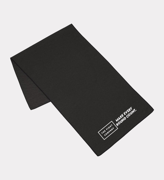 TFC Compacte Fitness Handdoek - Zwart - Verzorging