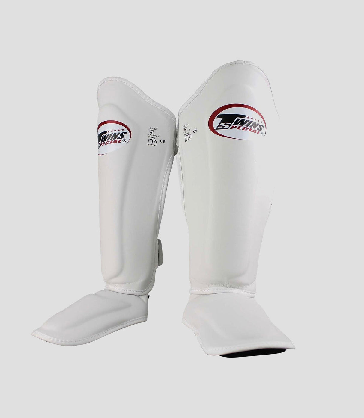 Twins Kickboks Scheenbeschermers - Wit - Scheenbeschermers