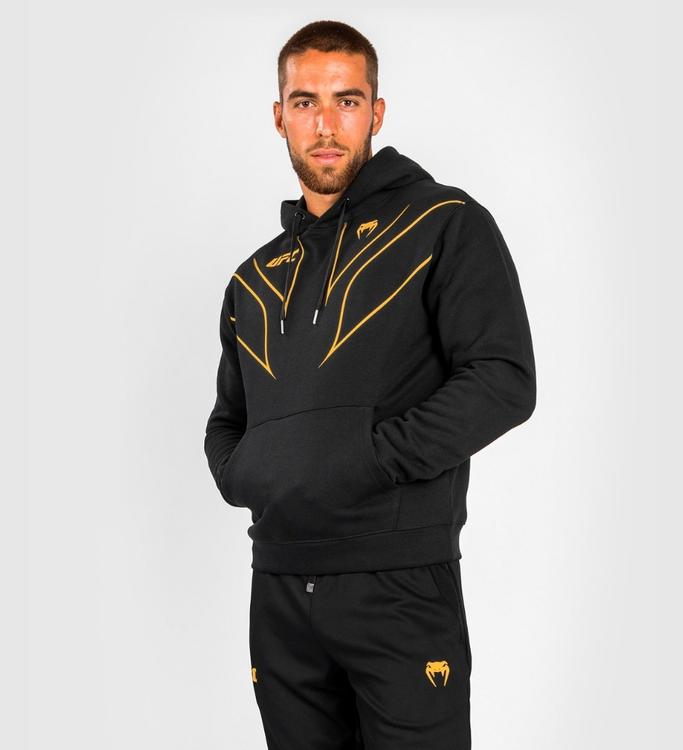 UFC Venum Hoodie Champion 2.0 - Zwart/Goud - Truien & Vesten