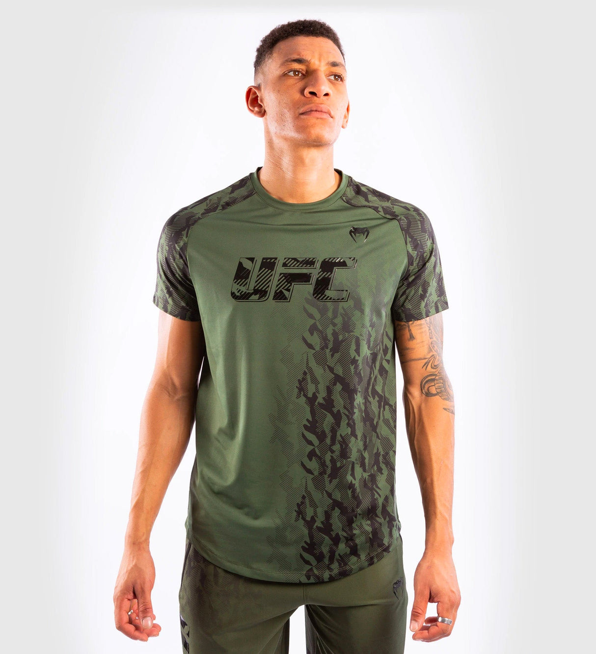 UFC Venum Performance T-shirt - Kaki - T-Shirt