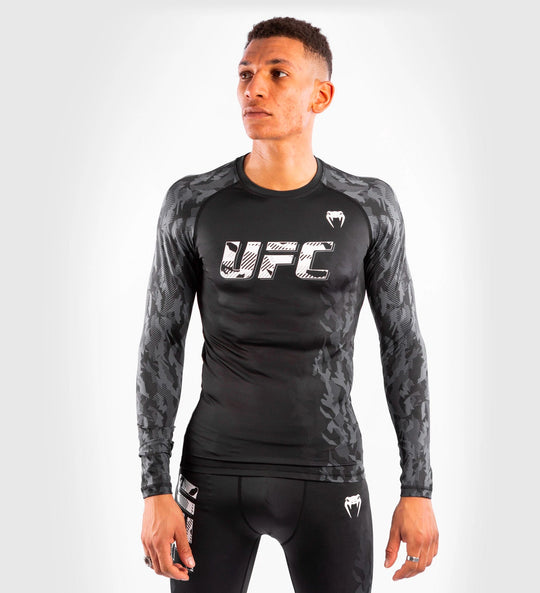 UFC Venum Rashguard Performance Fight Week - Zwart