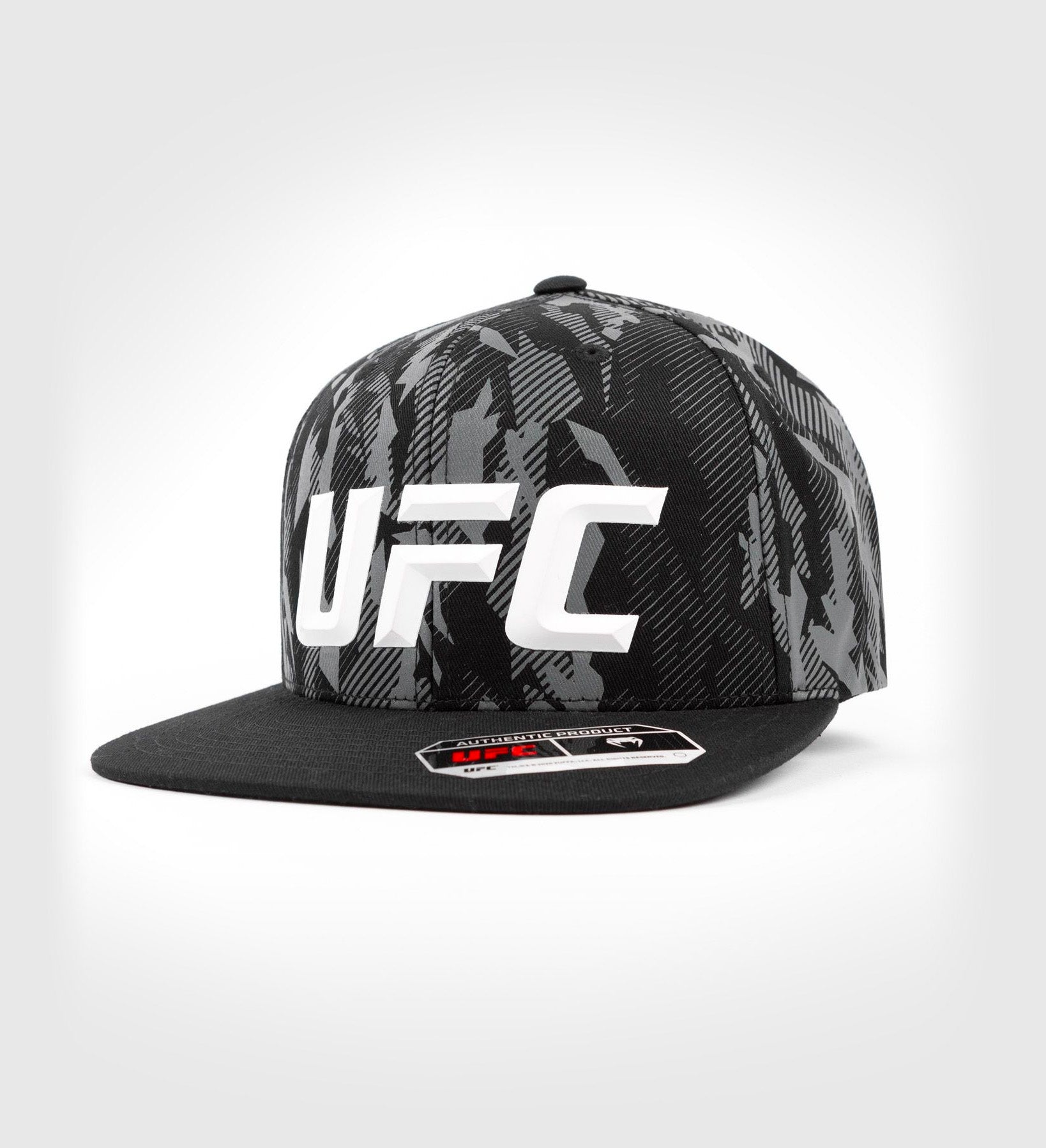 UFC Venum Snapback Authentic Fight Night - Zwart/Grijs - Mutsen & Petten