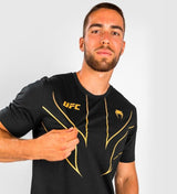 UFC Venum T-shirt Fight night 2.0 - Zwart/Goud - T-Shirt