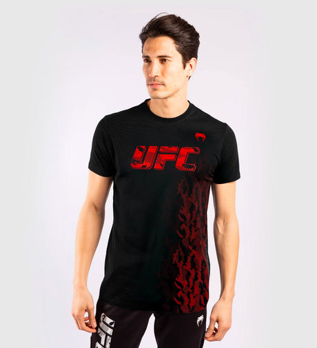 UFC Venum T-shirt Fight Week - Zwart/Rood - T-Shirt