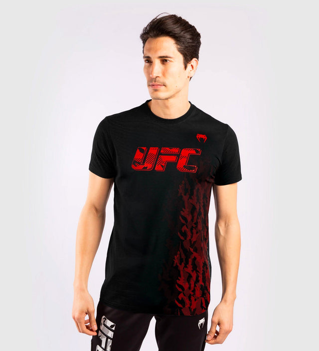 UFC Venum T-shirt Fight Week - Zwart/Rood - T-Shirt