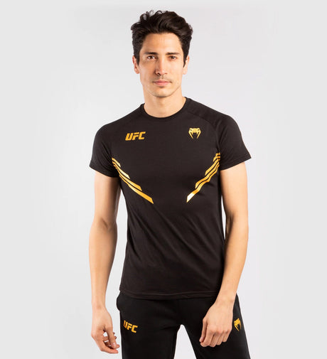 UFC Venum T-shirt - Zwart/Goud - T-Shirt