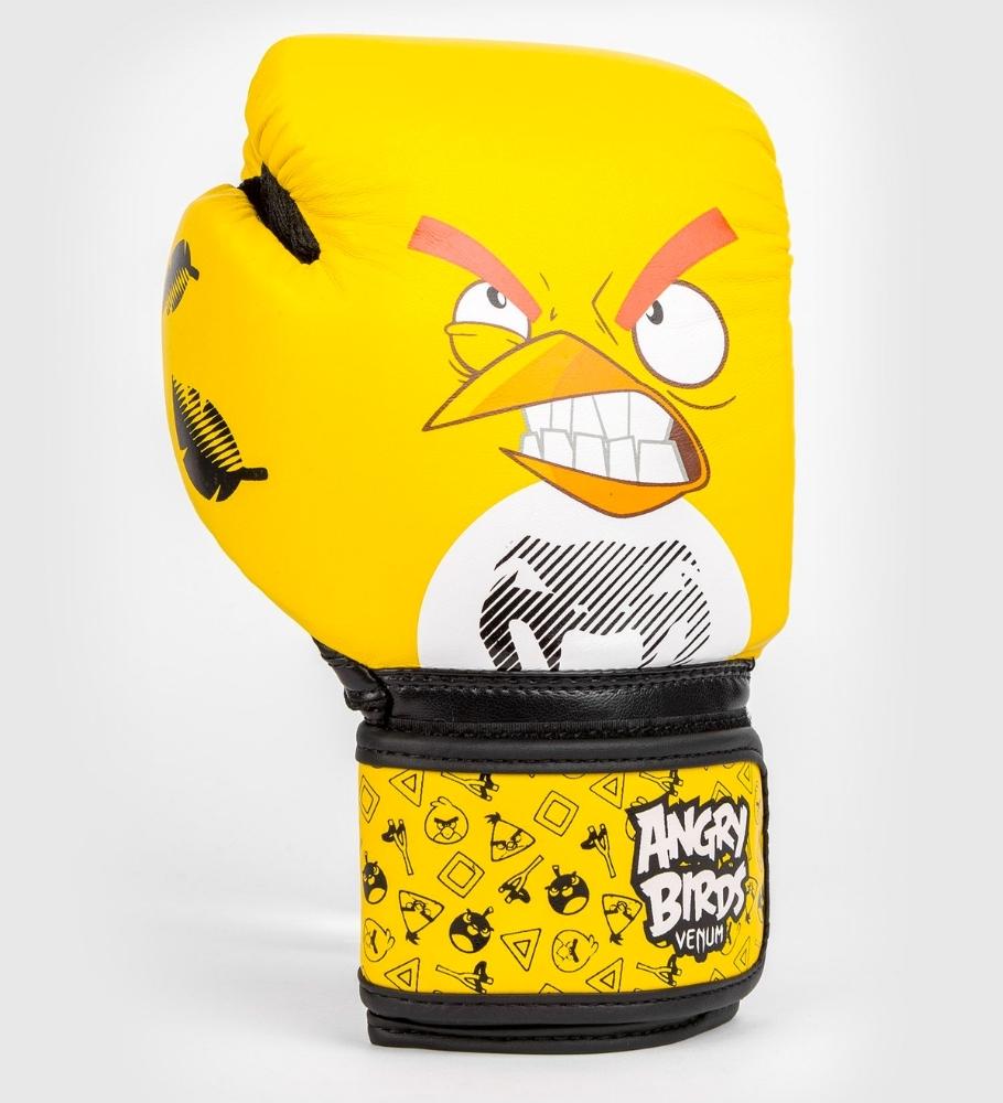 Venum Angry Birds (Kick)Bokshandschoenen Kids - Geel/Zwart - (Kick)Bokshandschoenen