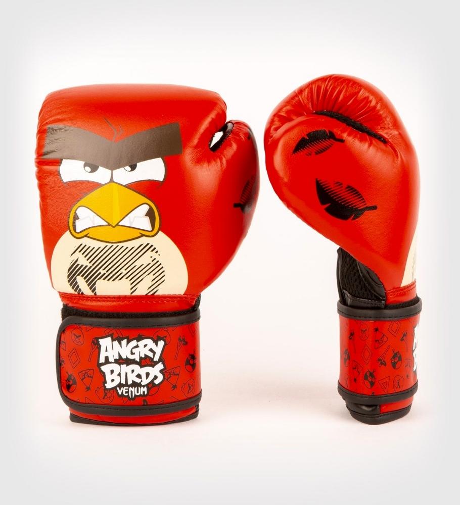 Venum Angry Birds (Kick)Bokshandschoenen Kids - Rood/Zwart - (Kick)Bokshandschoenen