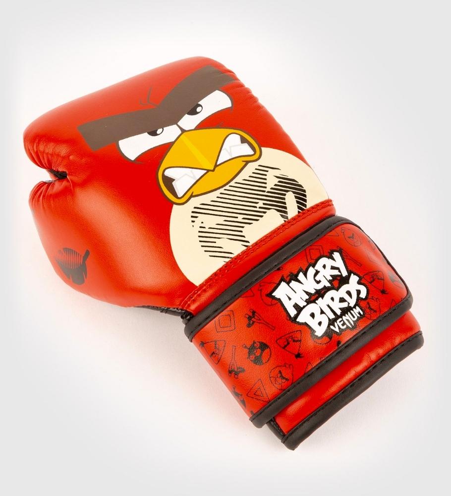 Venum Angry Birds (Kick)Bokshandschoenen Kids - Rood/Zwart - (Kick)Bokshandschoenen