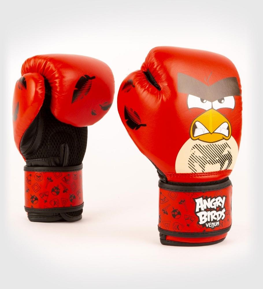 Venum Angry Birds (Kick)Bokshandschoenen Kids - Rood/Zwart - (Kick)Bokshandschoenen