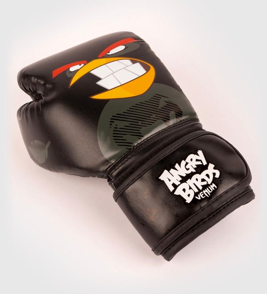 Venum Angry Birds (Kick)Bokshandschoenen Kids - Zwart - (Kick)Bokshandschoenen