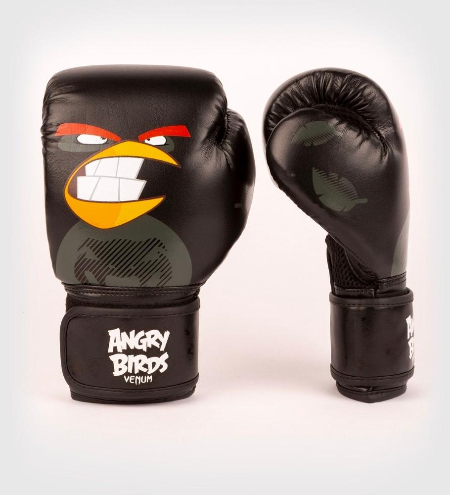 Venum Angry Birds (Kick)Bokshandschoenen Kids - Zwart - (Kick)Bokshandschoenen