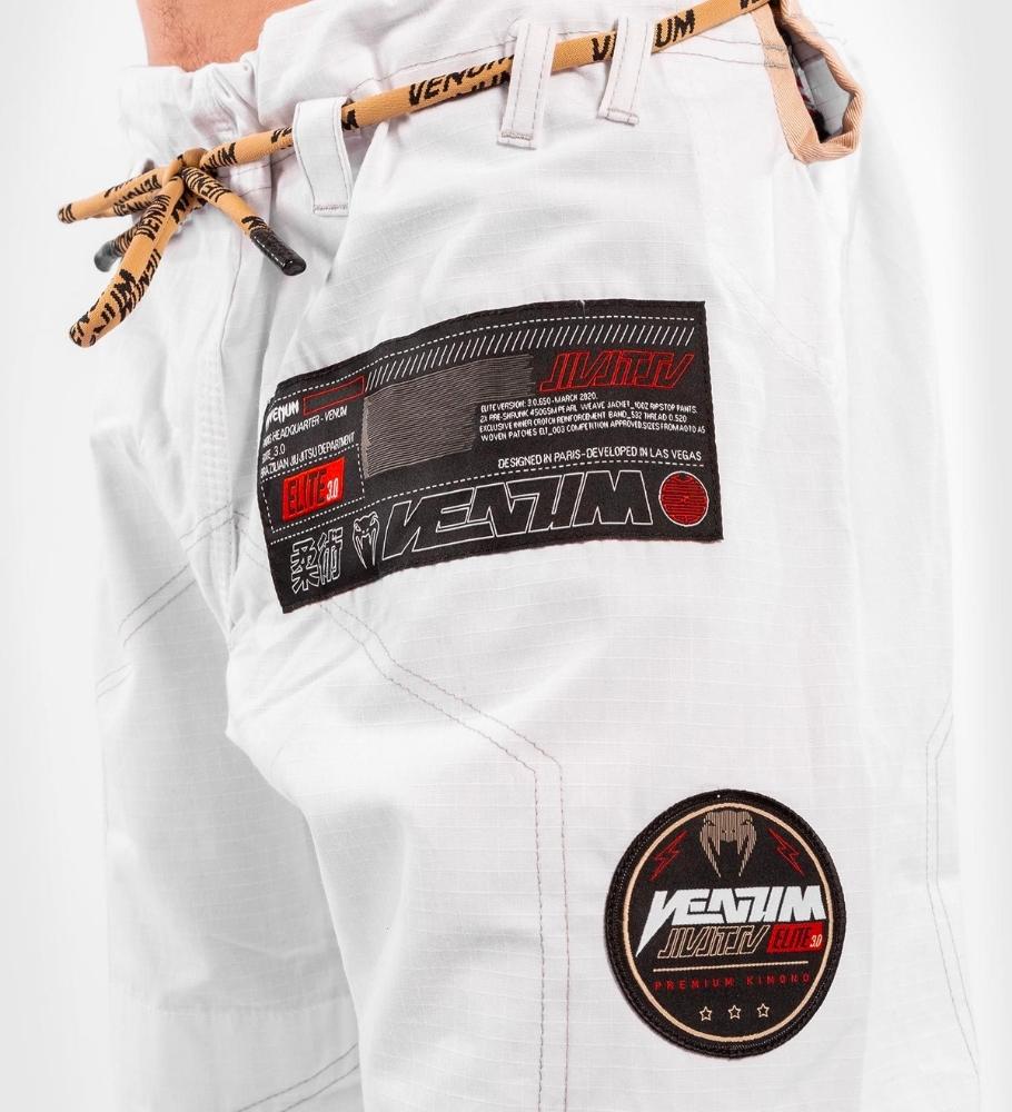 Venum BJJ Gi Elite 3.0 - Wit - BJJ Gi’s