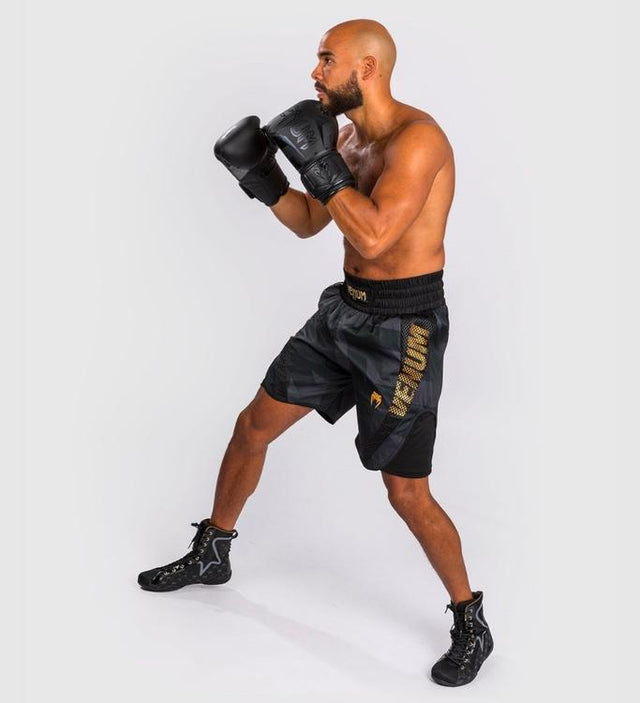 Boxerské trenky Venum Razor – Černé/Zlaté