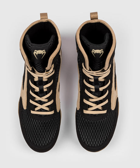 Venum Boksschoenen Contender - Zwart/Beige - Boksschoenen