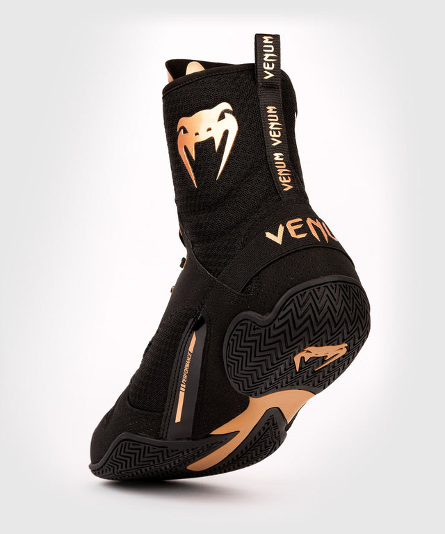 Venum Elite Boxing shoes - Black/Bronze - Boxing shoes