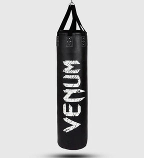 Venum Bokszak Challenger + Plafondbeugel - Zwart/Wit - Bokszakken