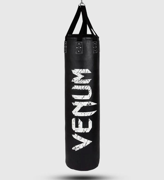 Venum Bokszak Challenger + Plafondbeugel - Zwart/Wit