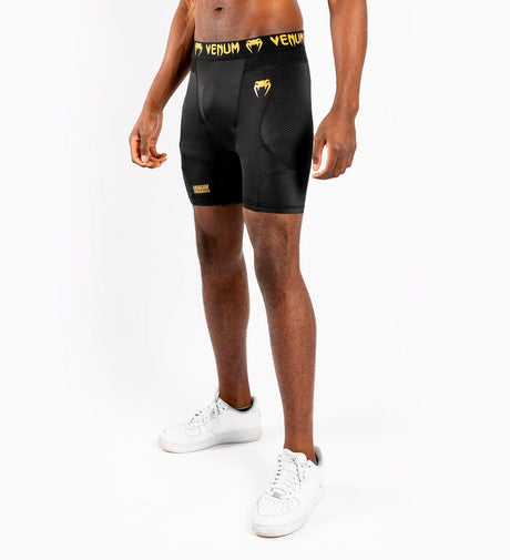 Venum Compressie Shorts G Fit - Zwart/Goud - Compressie Shorts