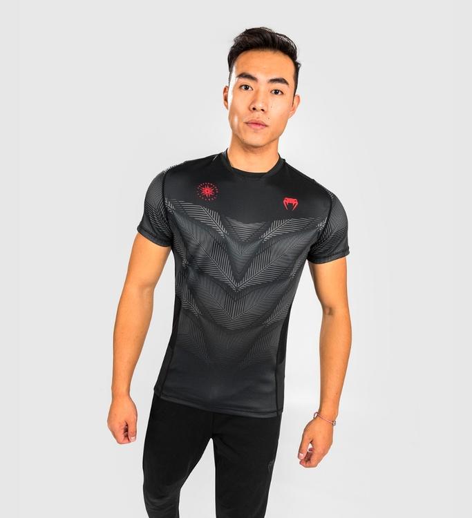 Venum Dry Tech T-shirt Phantom - Zwart/Grijs/Rood - T-Shirt