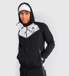 Venum Hoodie Laser Evo 2.0 - Zwart/Marmer - Truien & Vesten
