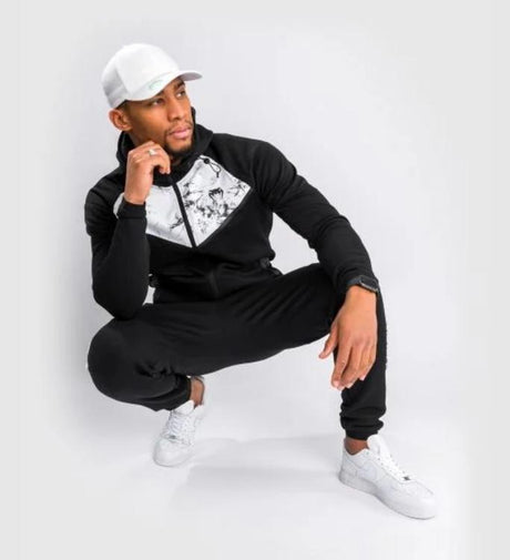 Venum Hoodie Laser Evo 2.0 - Zwart/Marmer - Truien & Vesten