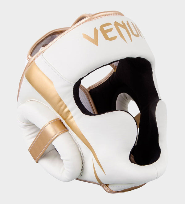 Venum Hoofdbeschermer Elite - Wit/Goud