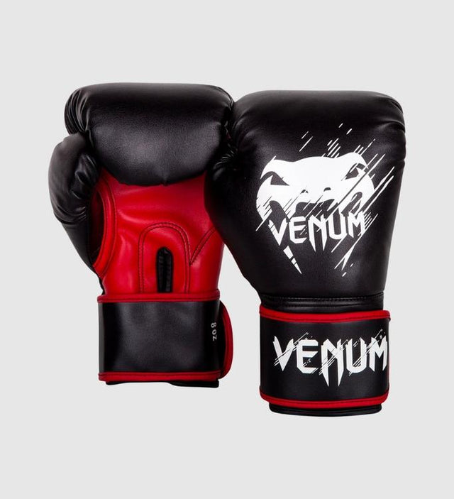 Mănuși de box Venum Contender Kids – Negru/Roșu/Alb – Mănuși de box
