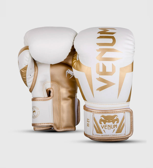 Venum Bokshandschoenen Elite - Wit/Goud