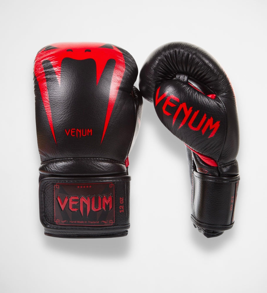 Venum (Kick)Bokshandschoenen Giant 3.0 - Zwart/Rood - (Kick)Bokshandschoenen