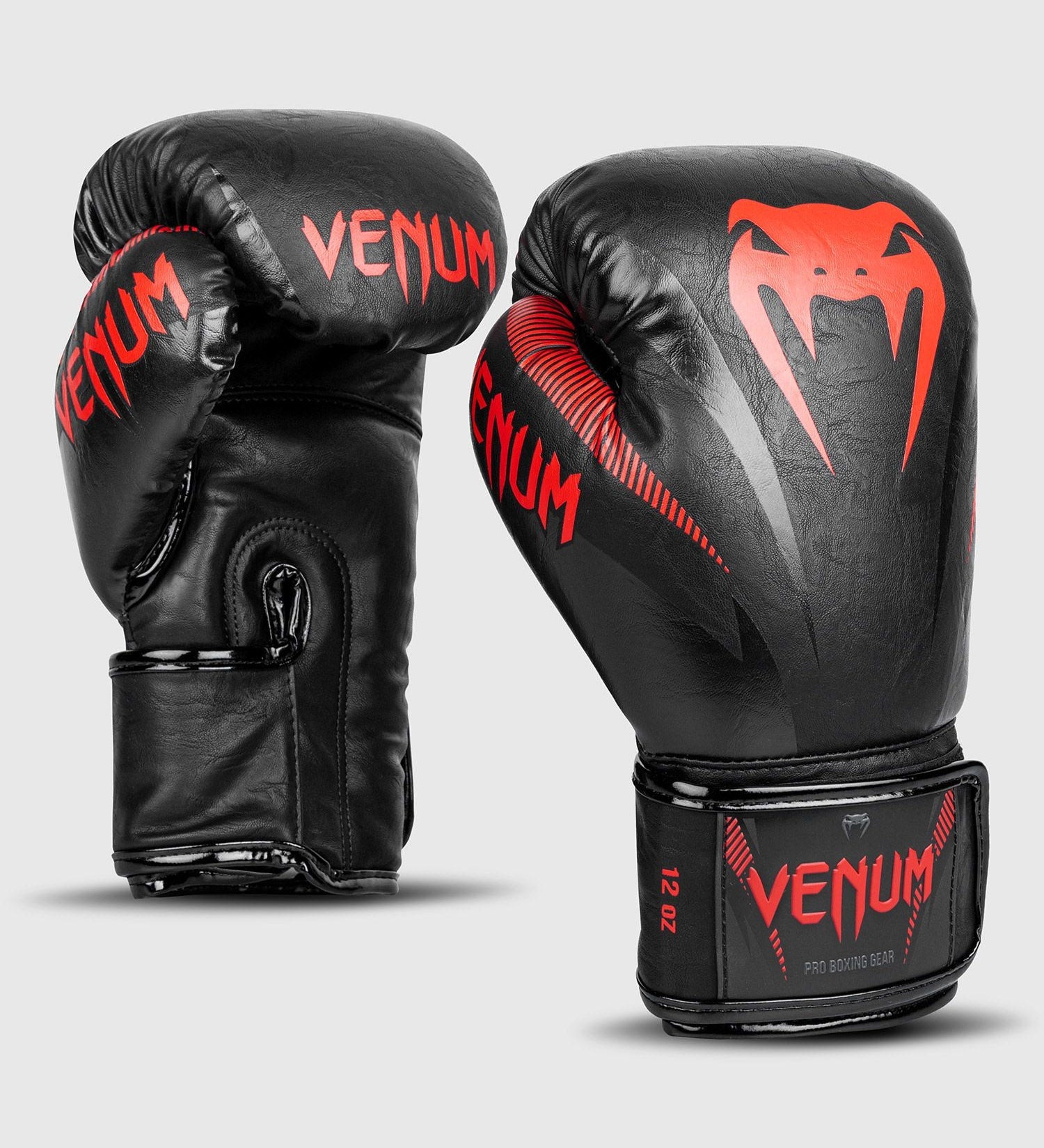Venum (Kick)Bokshandschoenen Impact - Zwart/Rood - (Kick)Bokshandschoenen