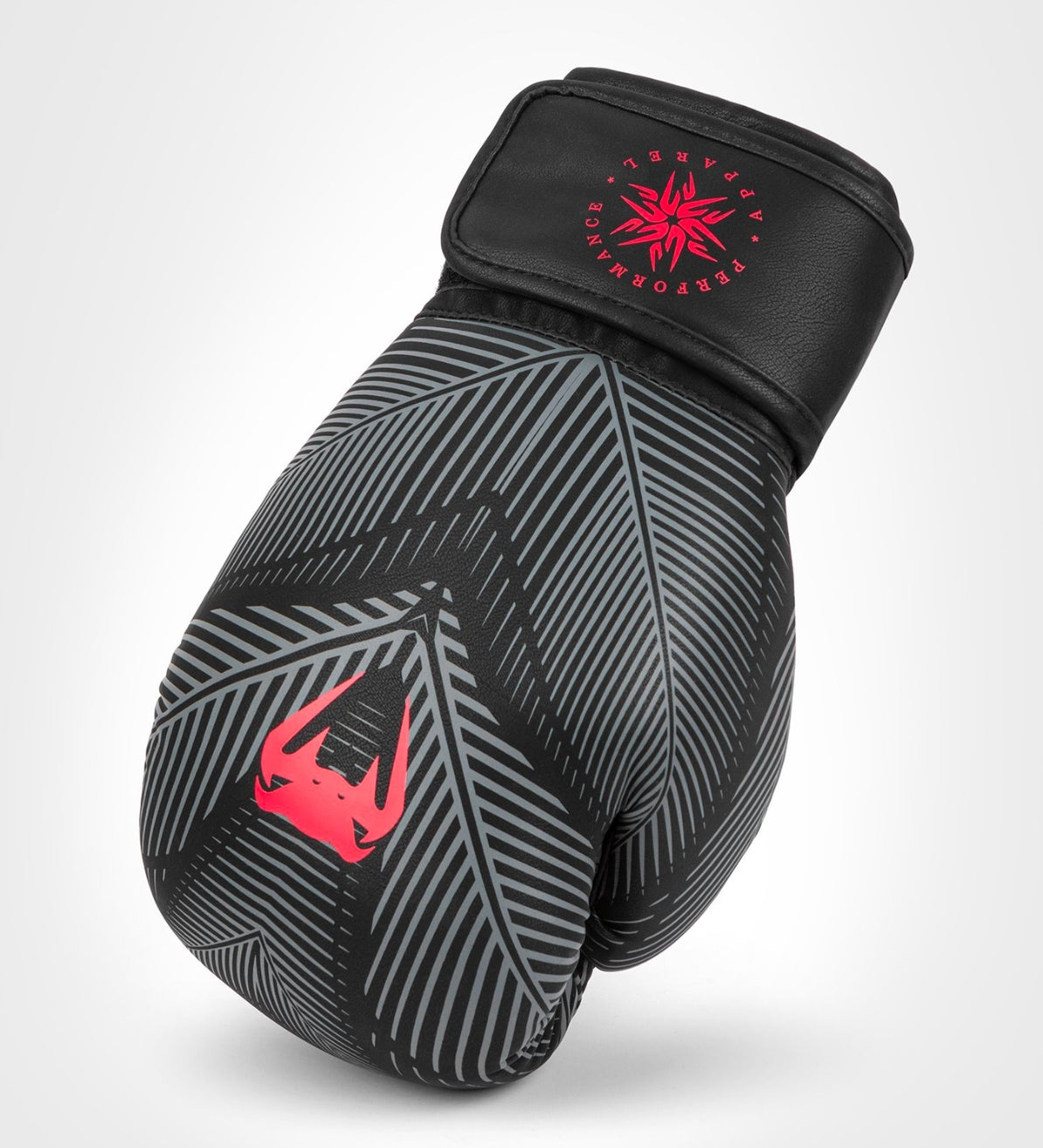 Venum (Kick)Bokshandschoenen Phantom - Zwart/Grijs/Rood - (Kick)Bokshandschoenen