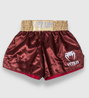 Venum Kickboks Broekje Classic 2.0 - Bordeaux Rood/Goud/Wit - Shorts