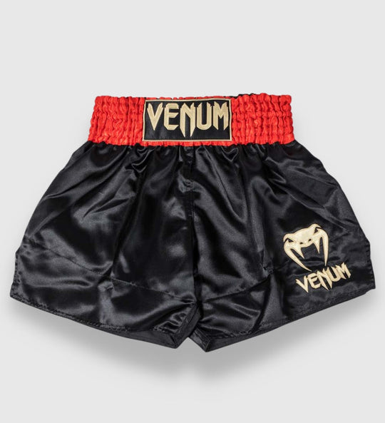 Venum Kickboks Broekje Classic 2.0 - Zwart/Rood/Goud