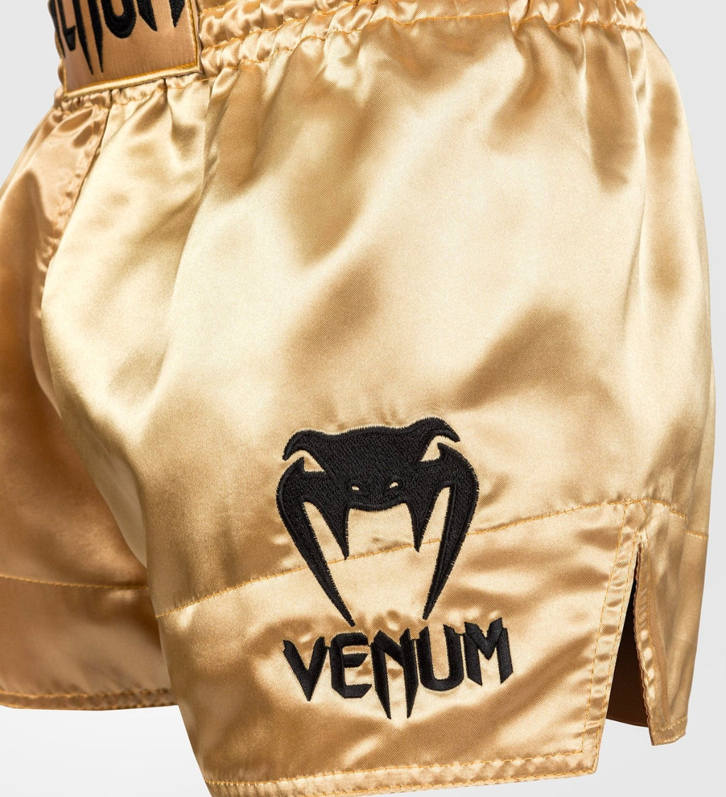 Venum Kickboks Broekje Classic - Goud/Zwart - Shorts