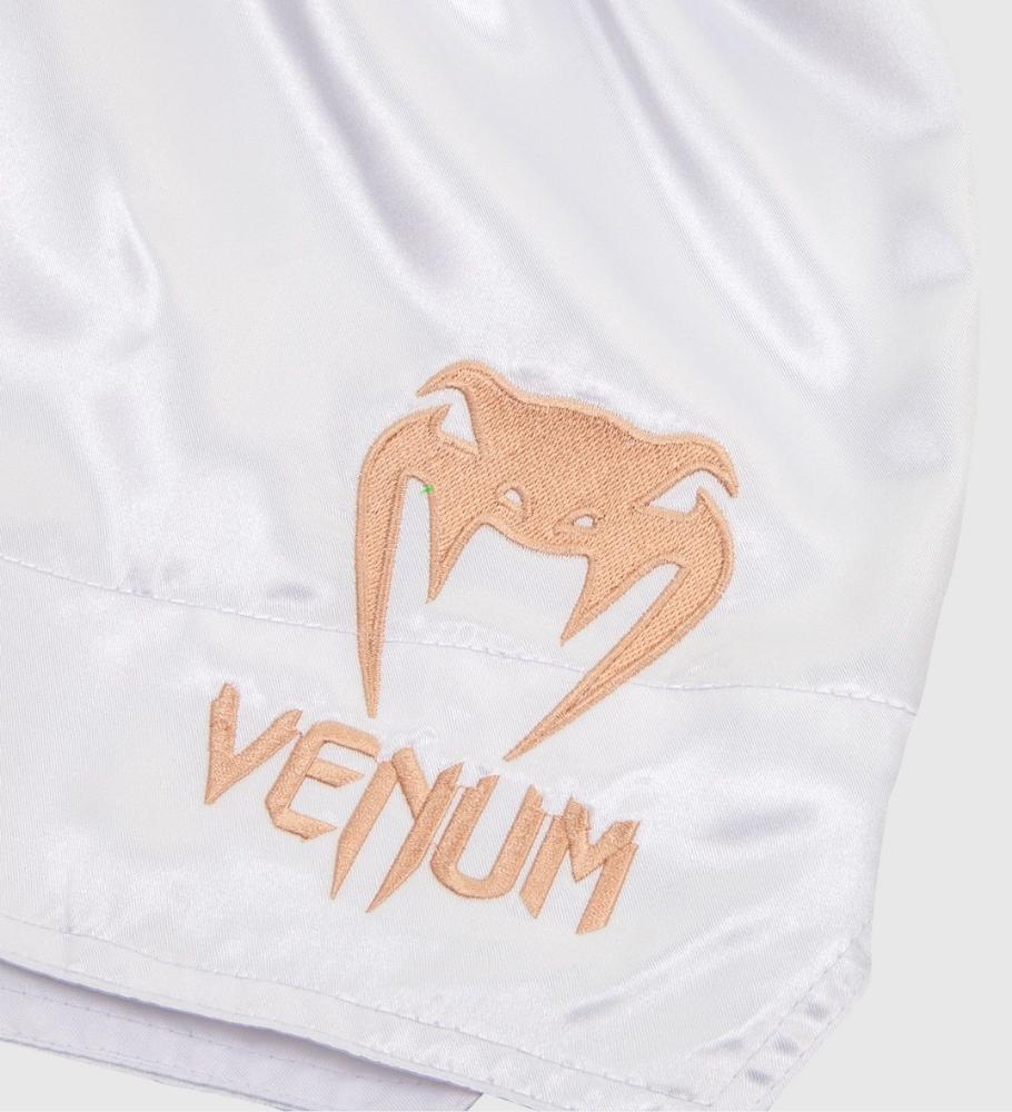 Venum Kickboks Broekje Classic - Wit/Goud - Shorts