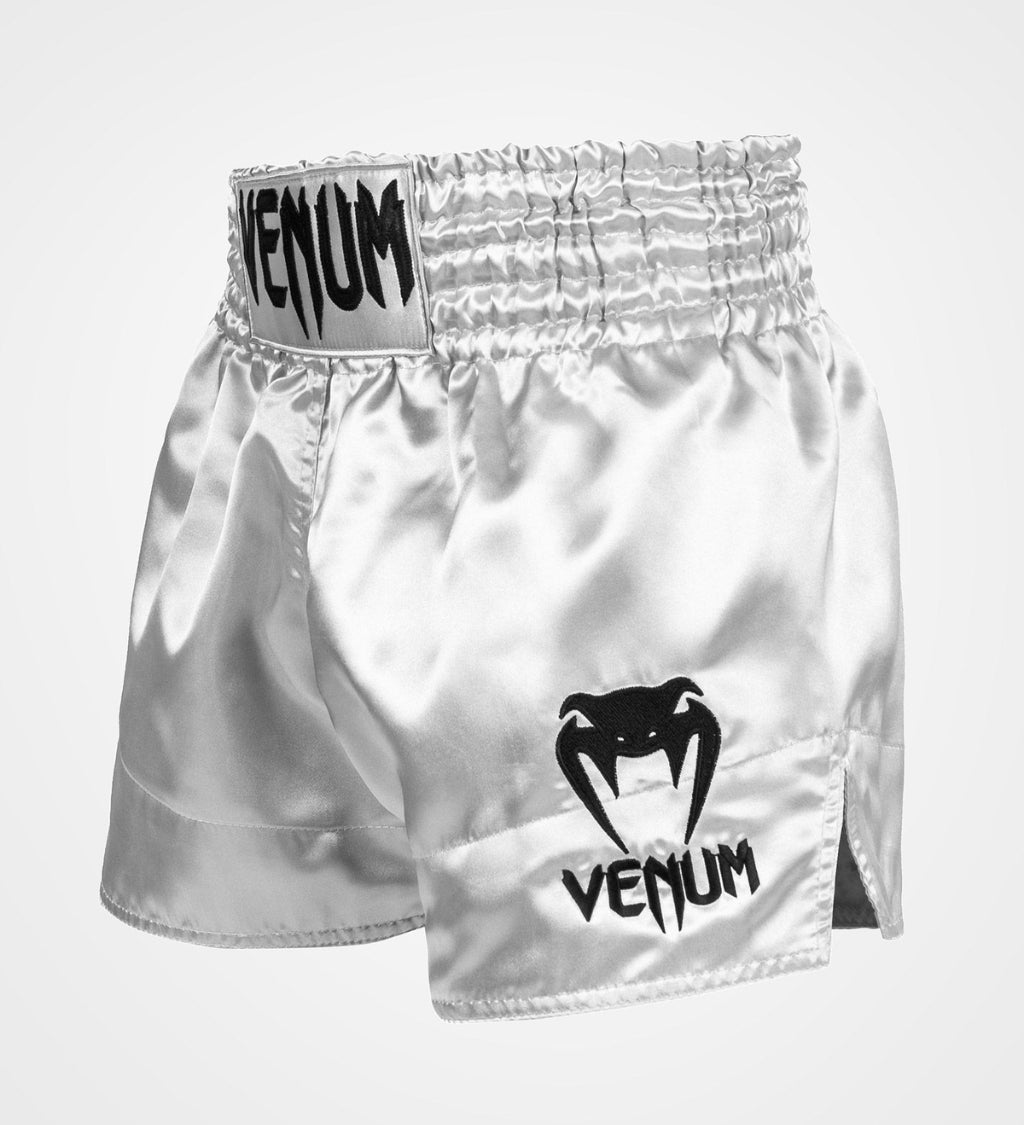 Venum Kickboks Broekje Classic - Zilver/Zwart - Shorts