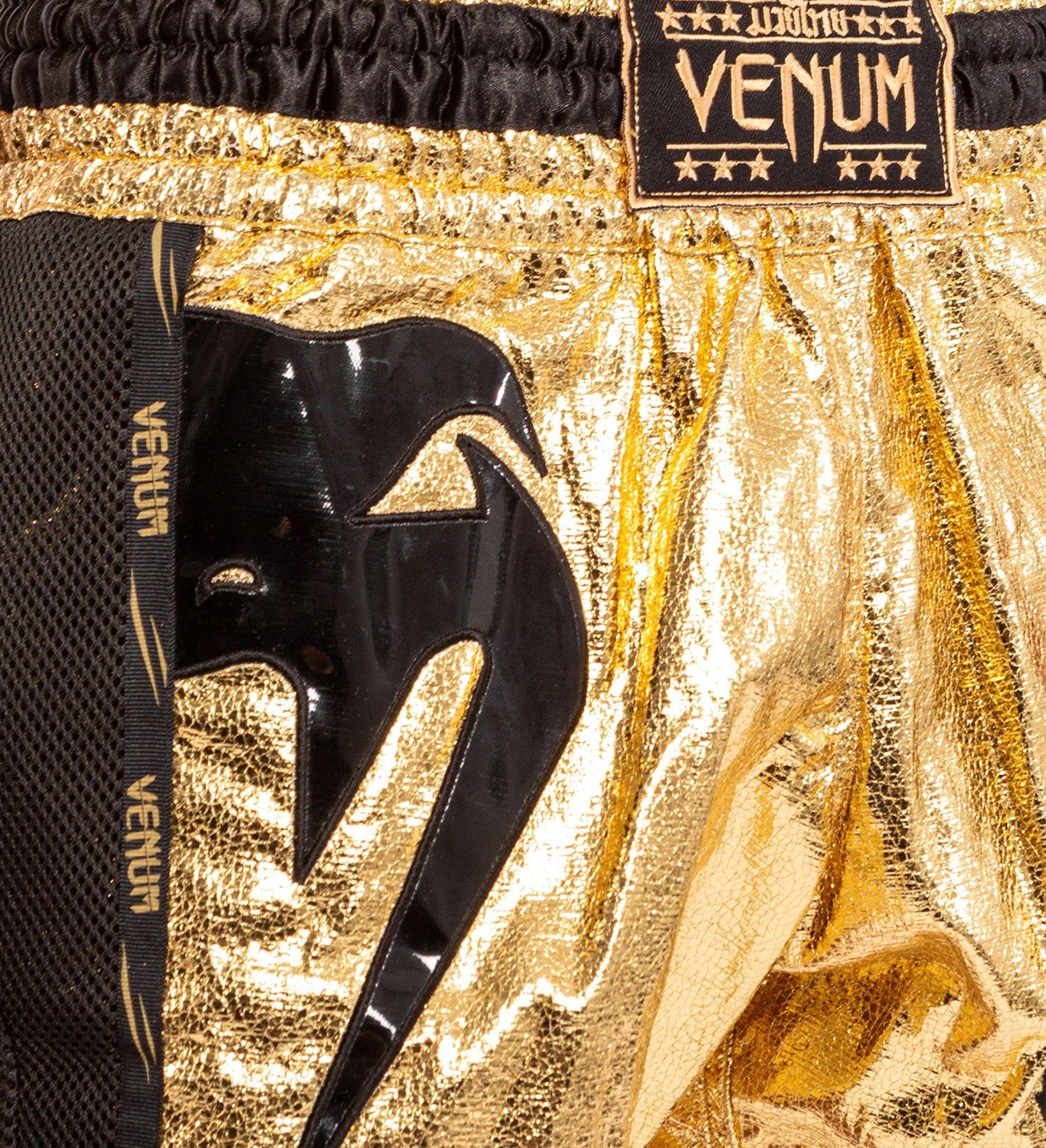 Venum Kickboks Broekje Giant Foil - Goud/Zwart - Shorts