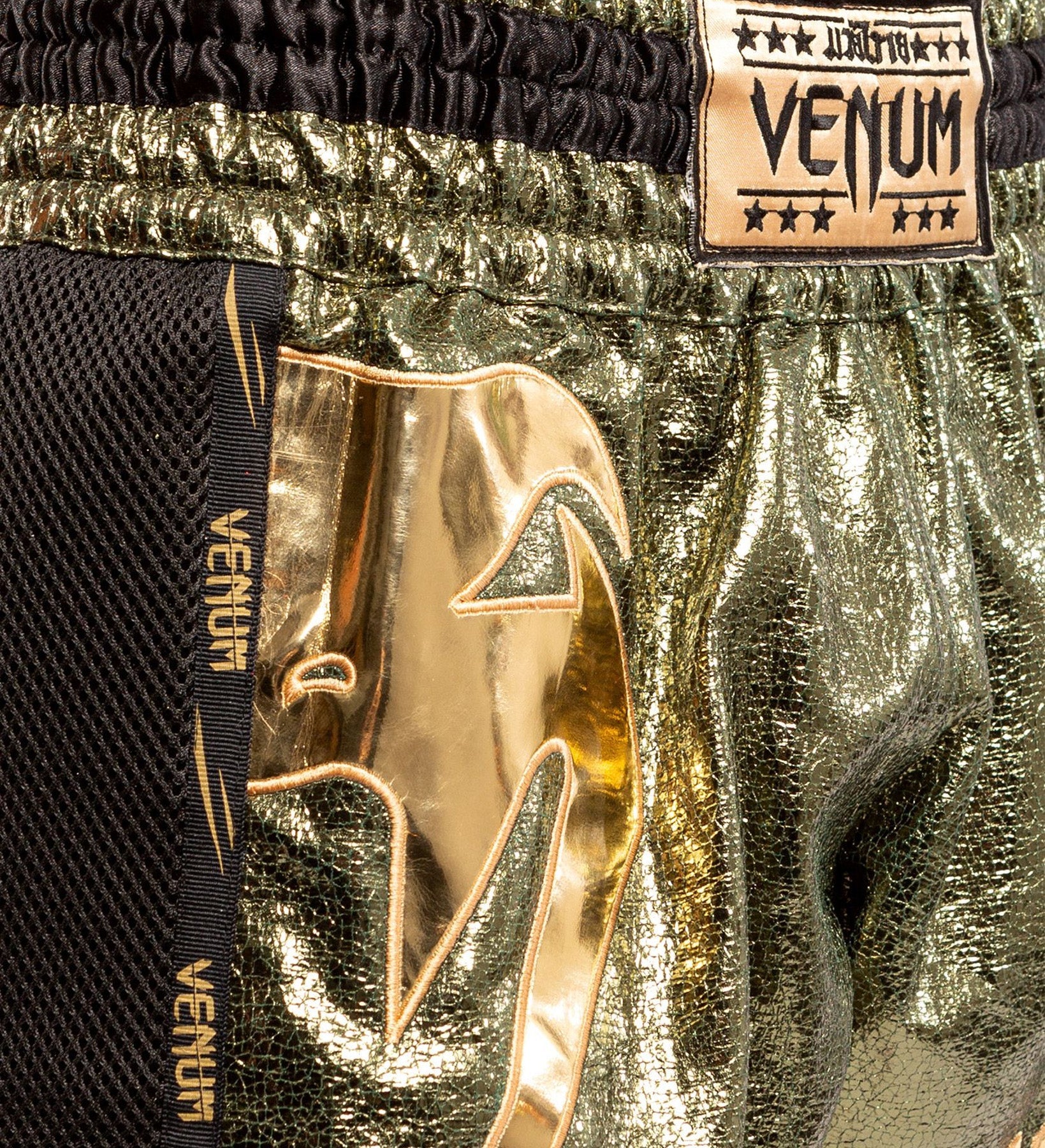 Venum Kickboks Broekje Giant Foil - Groen/Goud - Shorts