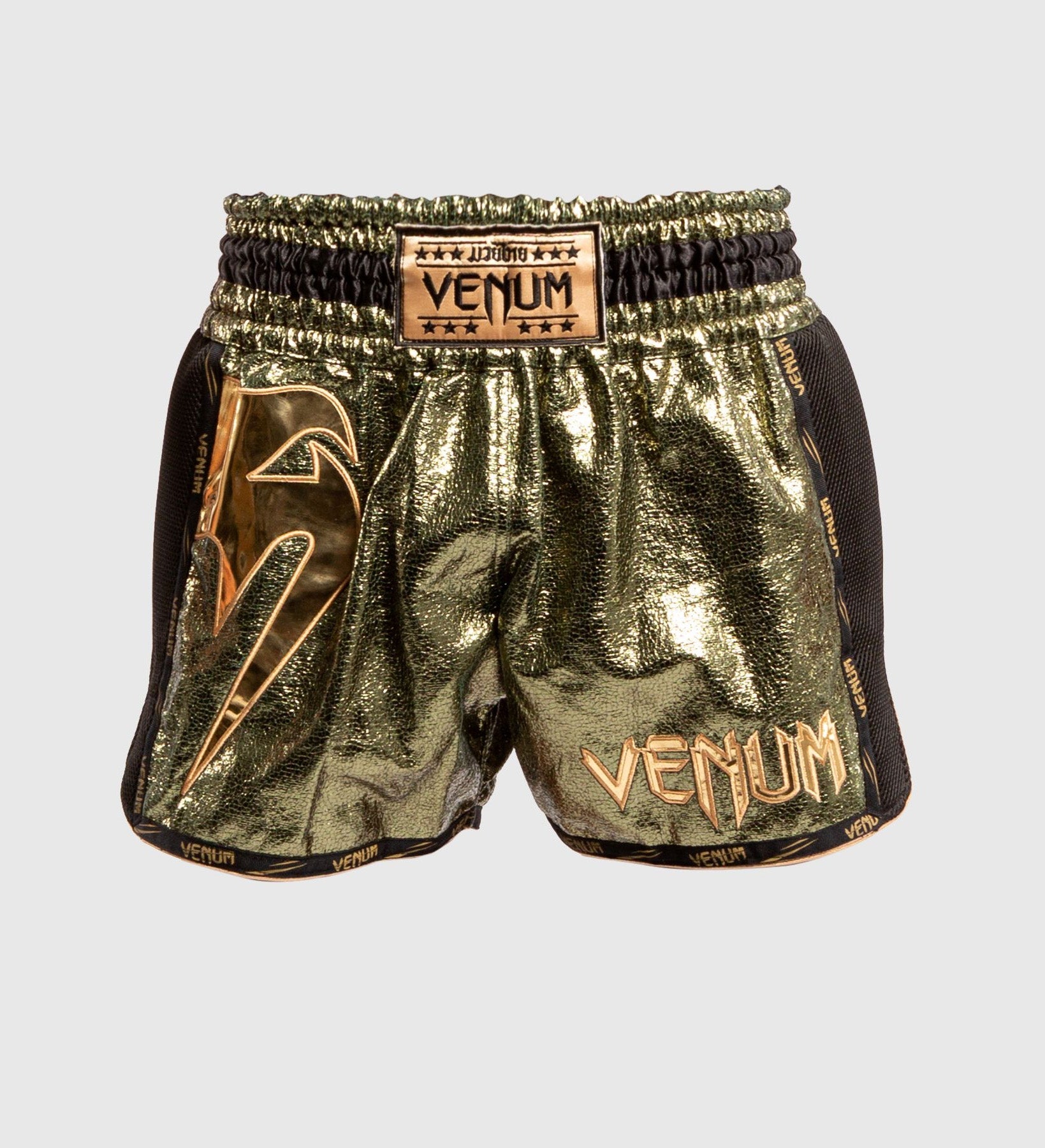 Venum Kickboks Broekje Giant Foil - Groen/Goud - Shorts