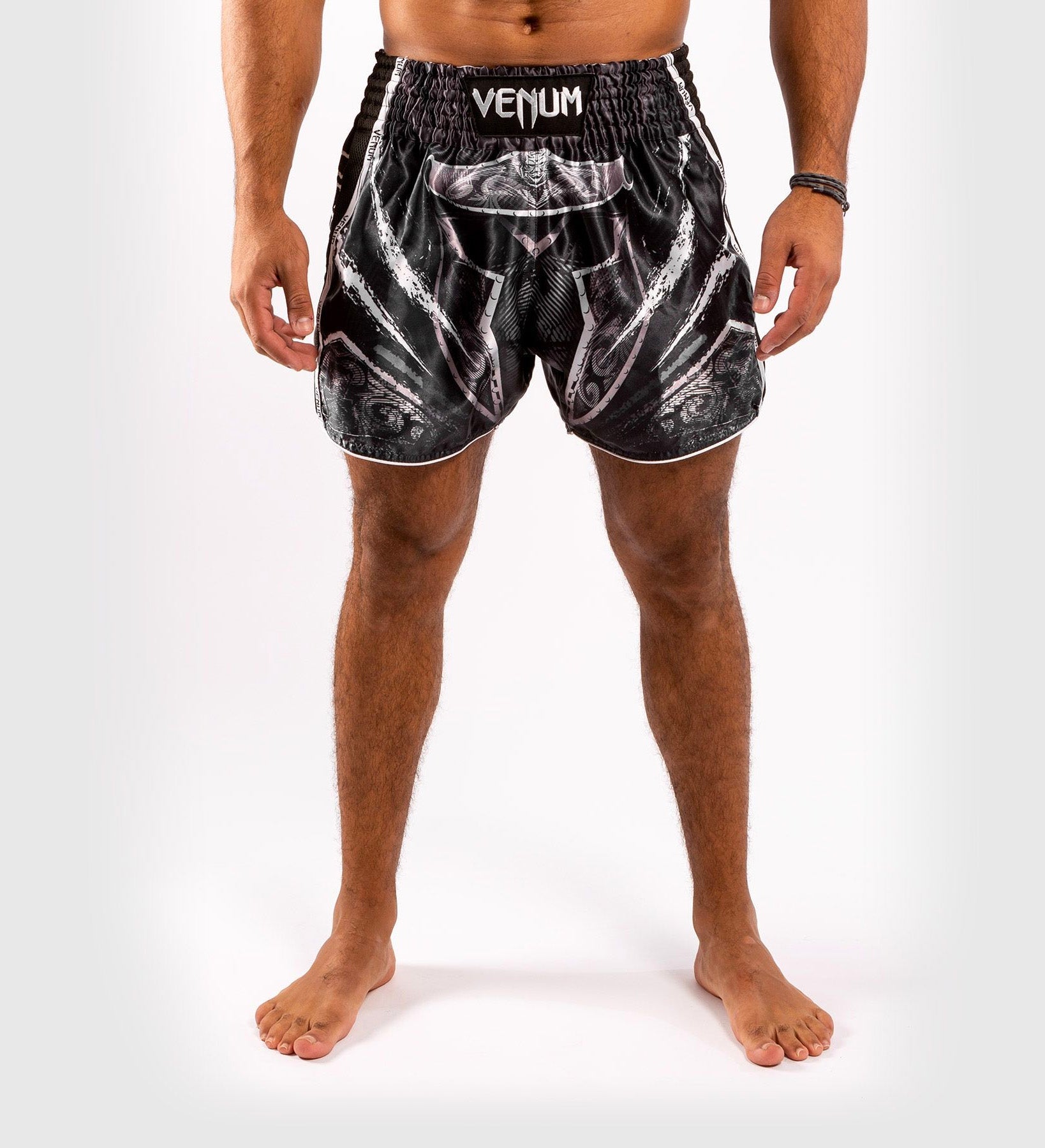 Venum Kickboks Broekje GLDTR 4.0 - Zwart/Grijs - Shorts