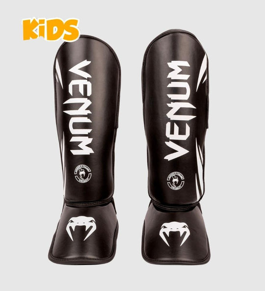 Venum Kickboks Scheenbeschermers Challenger Kids - Zwart/Wit