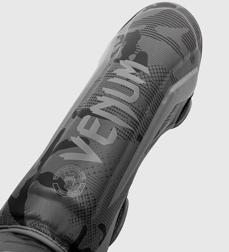 Espinilleras Venum Elite – Camo Gris